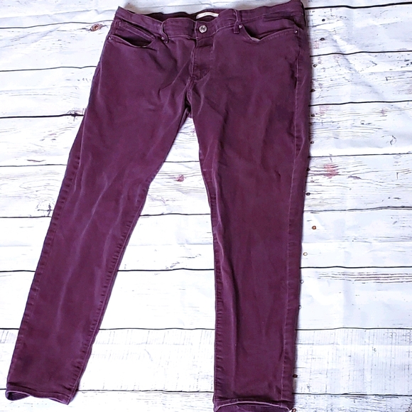 Levi's Denim - Levis Jean Women Skinny Jean Size 32 Outfit Plum 1